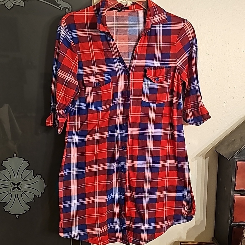 Ladies New Look flannel top